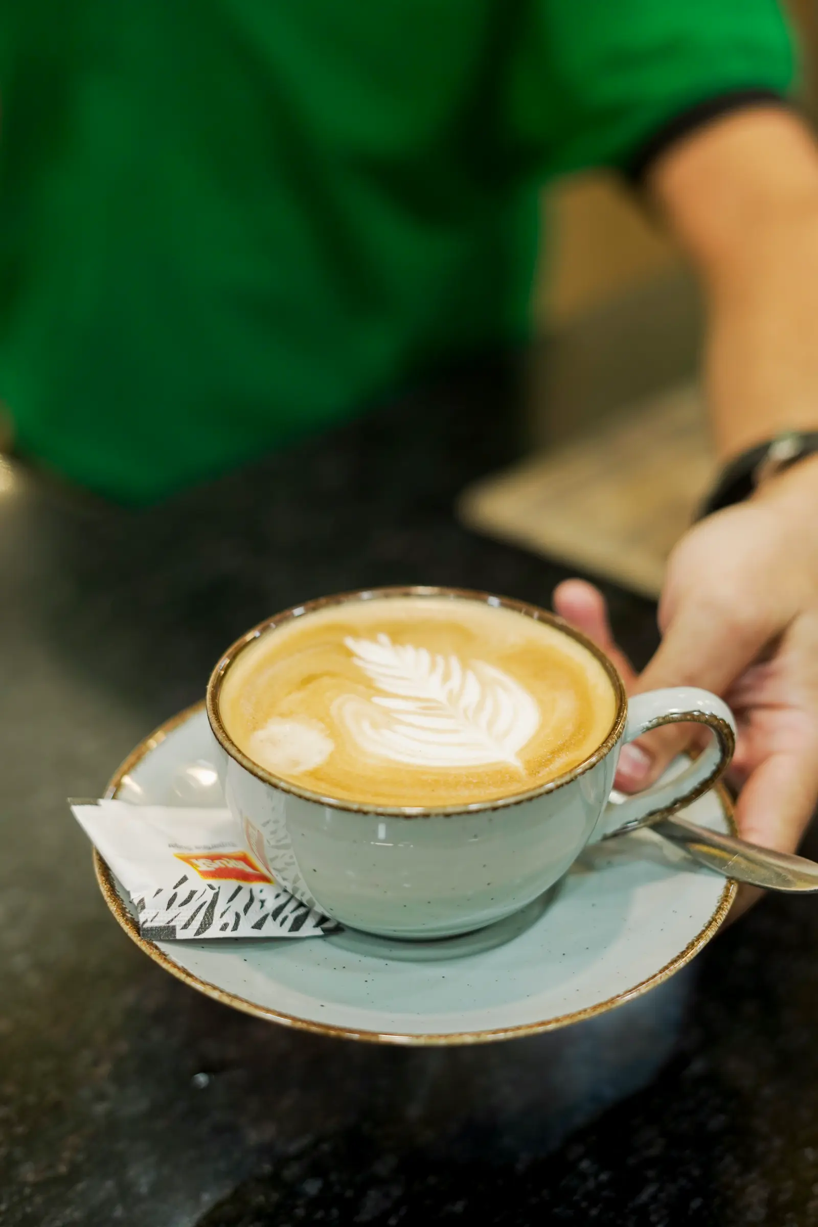 Coffee counter at Blu Turkey Cafe Delhi